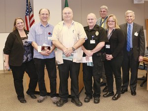 From left is clinical manager of Olympic Medical Home Health Deanna Thurston