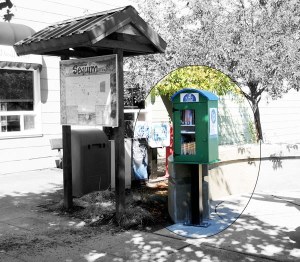 Sequim’s Tiny Olympic Library is at Seal Street Park in downtown Sequim.