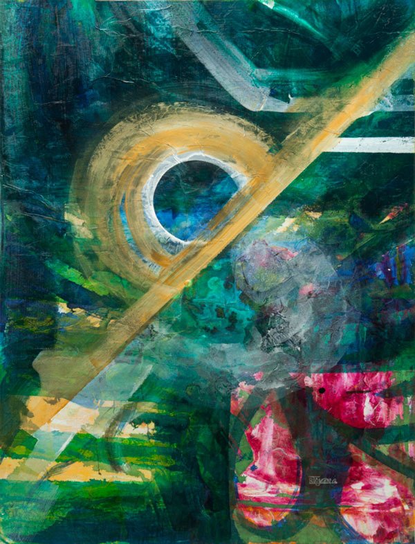 Moonlight Madness” by Ryoko Toyama is featured at Blue Whole Gallery this month