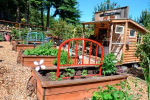 Linda and Jim Spreine's home features a woodland village