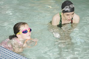 Swim instructor Cullyn Foxlee