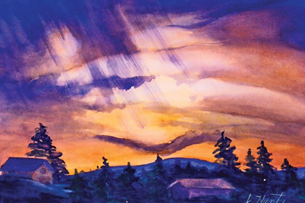 A wonder with watercolors