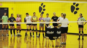 Sequim volleyball head coach Jennie Webber Heilman