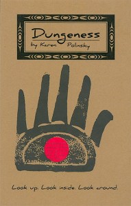 Karen Polinsky wrote her book “Dungeness” in the voice of a young S’Klallam woman. Bainbridge artist Cara Thompson designed the cover of “Dungeness” and also illustrated the  novel.