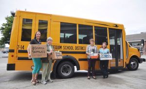 School buses aren’t only good for transporting students to and from school. Organizers of a special “Stuff the Bus” collection of donated school supplies hope to fill a bright yellow school bus between 10 a.m.-3 p.m. on Saturday