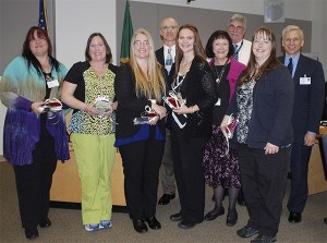 From left are Lauraine Maddox