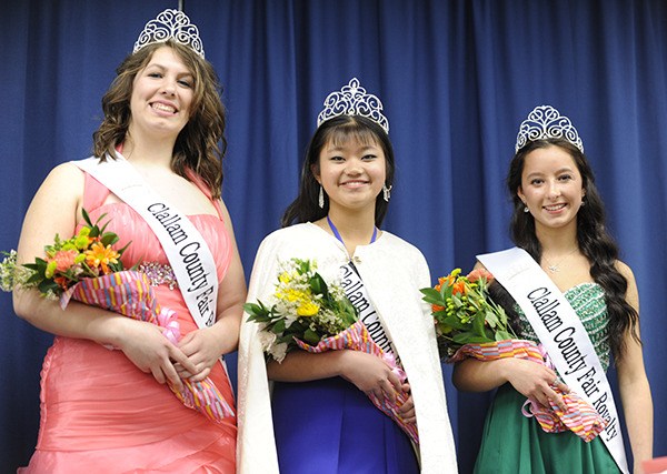 The 2014 Clallam County Fair Royalty includes