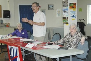 About 100 residents attended a public forum hosted by the Clallam County League of Women Voters focused on the ballot measure to create a SARC Metropolitan Park District. Vicci Rudin of the league was the moderator while Bill Benedict discussed reasons supporting the measure and Pat Johansen discussed reasons opposing it.