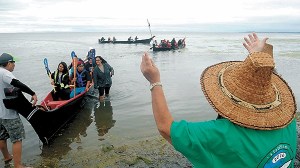 North Olympic Peninsula tribes began joining the 2016 Canoe Journey