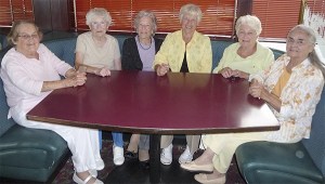 From left are Dorothy Daniels Ludke