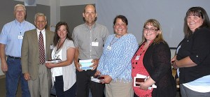 From left are Jim Leskinovitch