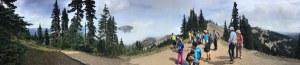 Junior Rangers explore Hurricane Ridge and the lodge last week.