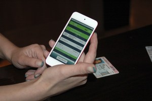 Once a driver’s license barcode has been scanned