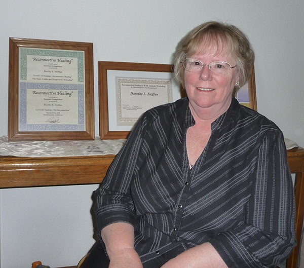 Dorthy Steffan welcomes those who are in pain to give Reconnective Healing a chance.