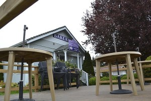 The storefront of Crumb Grabbers at the intersection of Cedar Street and Fifth Avenue is closed but owner Linda Engeseth plans to reopen for special orders and catering from her home’s commercial kitchen.