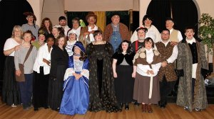 Clallam Mosaic's Snappy Players Troupe members dress as their characters in their upcoming presentation of 'Late for Tea.'