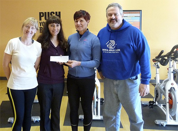 A check for $700 was presented to Mary Budke