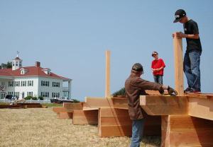 With the help of William and Sam Mooney