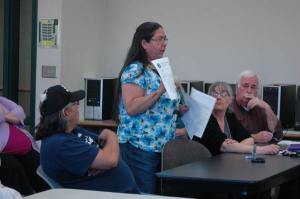 Along with other tribal council members