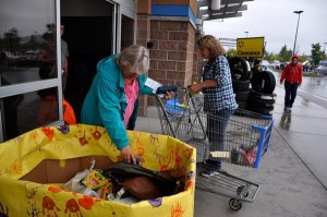 A Walmart shopper