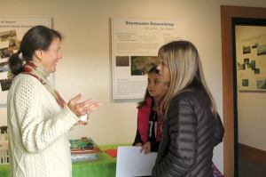 Seventh-grader at Sequim Middle School Brianna Jack is accompanied by her mother