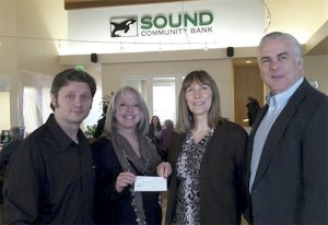 From left are KSQM volunteer Rob Nichols