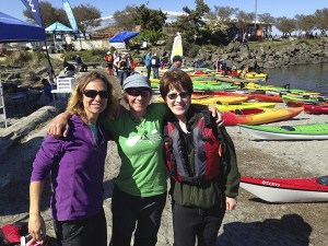 Participants enjoy the 2014 Kayak & Film Festival.