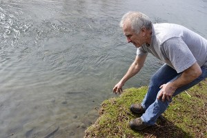 The Dungeness River continues to threaten two homes on the Dungeness River on Serenity Lane