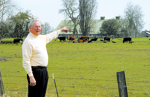 Doug McInnes was named a a grand pioneer for the 2007 Sequim Irrigation Festival. “I didn’t think I would ever make it; it was a surprise