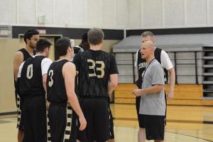 Peninsula head coach Mitch Freeman