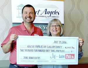 Milestone: Healthy Families receives donation