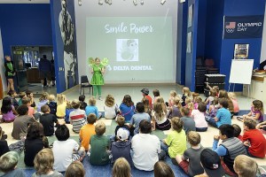 Campers at the Sequim Boys & Girls Club get a visit from the Tooth Fairy from Delta Dental of Washington recently. Submitted photo