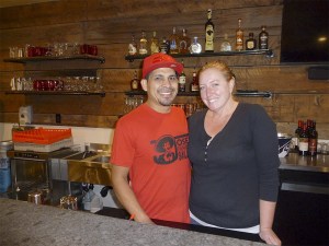 Jose and Angee Garcia are thrilled to have opened a bar in Jose’s Famous Salsa House. Sequim Gazette photo by Patricia Morrison Coate