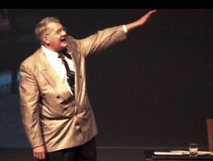 Former U.S. President Harry Truman comes to life through Actor Justin Blake in a one-night show of “Give ’em Hell