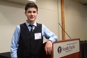 Sequim High School freshman Sean Weber is headed to the National Junior Science and Humanities Symposium later this month.