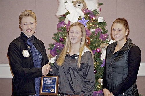 From left are Rotarian Nell Clausen with Sequim Sunrise Rotary