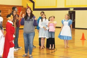 Olympic Peninsula Academy drama students