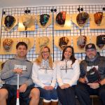 John Qualls, Lisa Jones, Diana Thompson-Young and Chris Young co-own 360 Sporting Goods, which offers high-quality equipment for baseball and softball players that they can try out. Sequim Gazette photos by Matthew Nash