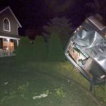 Woman attempts to elude and crashes