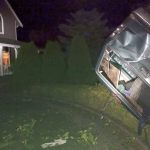 Woman attempts to elude and crashes