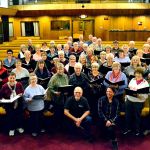 The Sequim Community Christmas Chorus features a trio, three soloists and audience participation over three shows in Sequim Seventh-day Adventist Church. Sequim Gazette photo by Matthew Nash