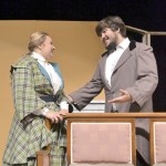 Jack Dismore&rsquo;s John tries to woo Victoria Hall&rsquo;s Meg March in Sequim High School&rsquo;s &ldquo;Little Women.&rdquo;