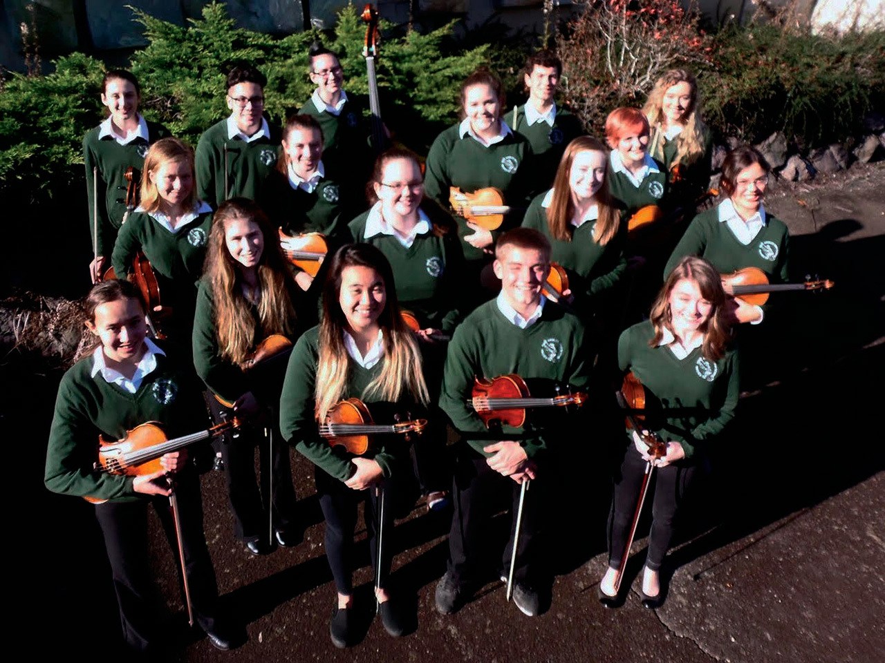 The Port Angeles High School Chamber Orchestra performs songs by George Harrison and other notable artists Nov. 15 at St. Luke&rsquo;s Episcopal Church&rsquo;s Music Live with Lunch. Submitted photo