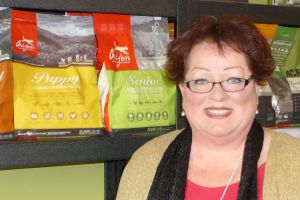 Melinda Olson recently opened an all-natural pet food store, Goin&rsquo; to the Dogs … Cats, Too, near Sunny Farms in Sequim. Sequim Gazette photo by Patricia Morrison Coate