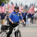 Sheri Crain, seen here riding in the Sequim Irrigation Festival in May 2016, recently was appointed as Sequim Police Chief. Sequim Gazette file photo by Michael Dashiell
