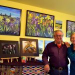 David Willis and Carrie Rodlend host &ldquo;A Feast of Art&rdquo; from 10 a.m.-4 p.m. Saturday, Dec. 10, at Rodlend&rsquo;s studio, 562 Holgerson Road. The show features original paintings, wood boxes and more. Sequim Gazette photo by Matthew Nash