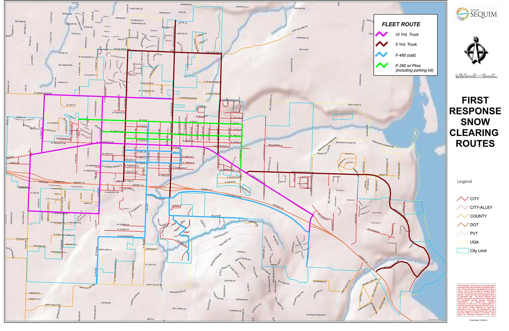 City of Sequim preps for inclement weather