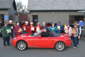 Miata club drives donation