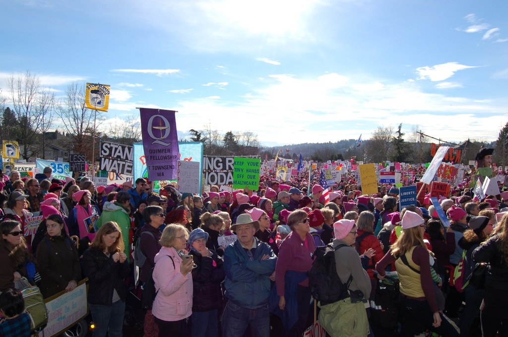 Peaceful protest for women’s rights and more