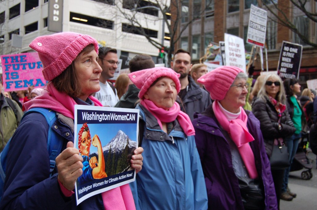 Peaceful protest for women’s rights and more